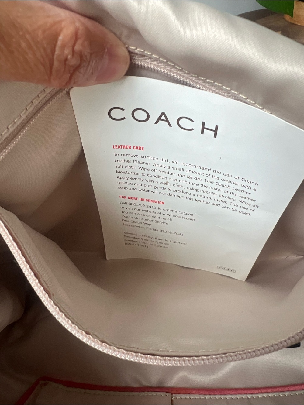 Coach Ali Leather Hobo Bag In The Color Tangerine Style 13652 - Picture 10 of 15